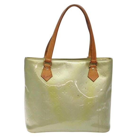 LOUIS VUITTON Monogram Vernis Houston Hand Bag Gris M91053 - Picture 2 of 16